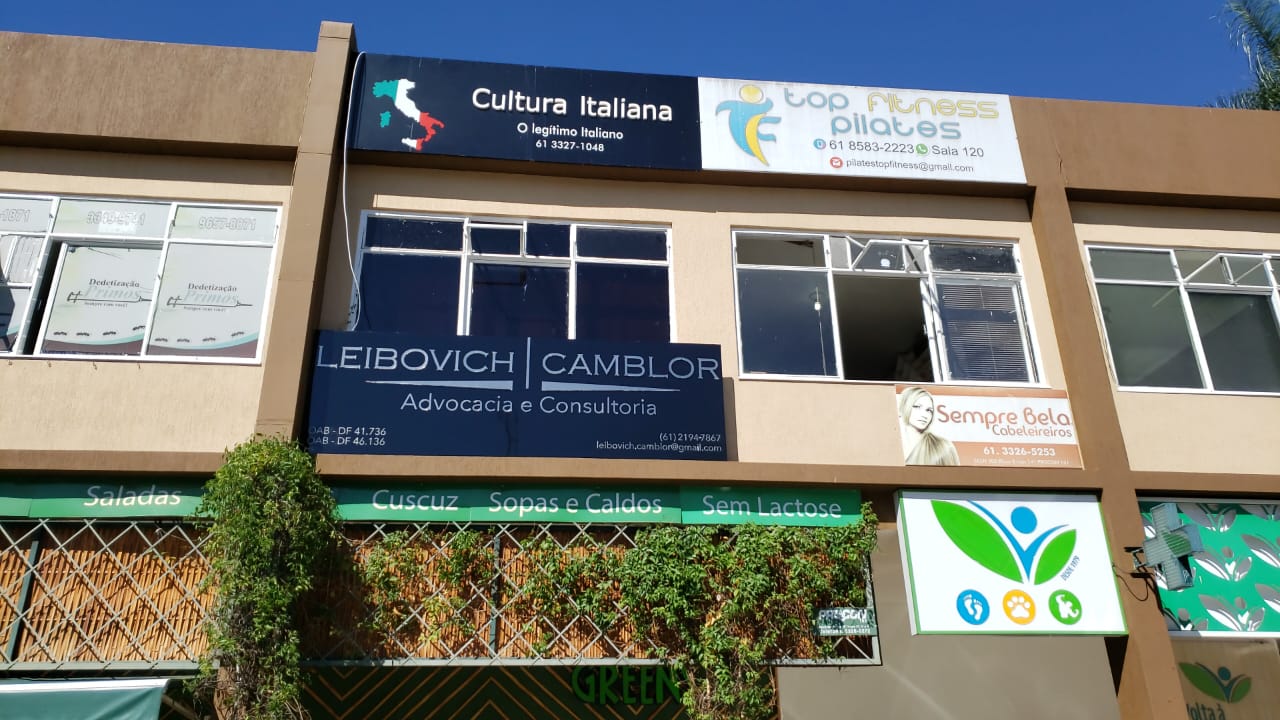 Projeto de comunicação visual da FOCO em Brasília