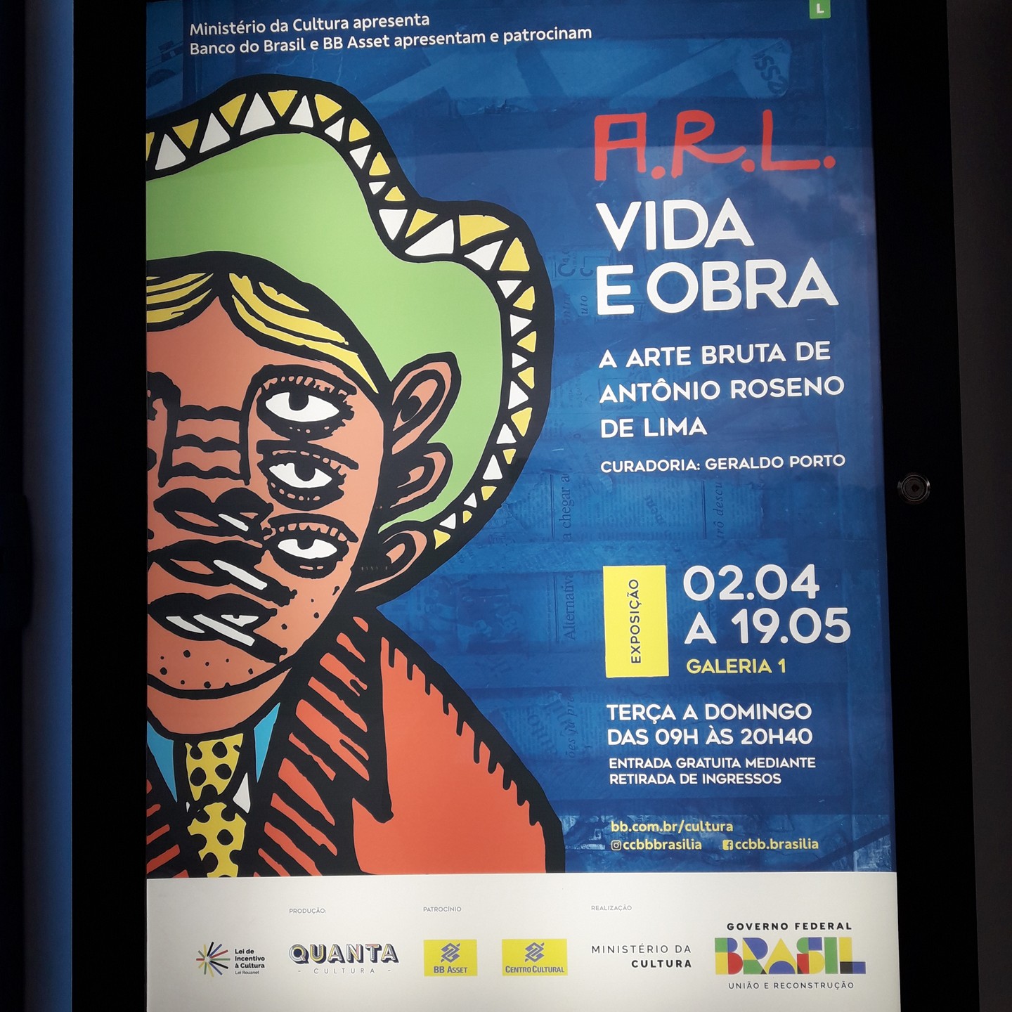 Projeto de comunicação visual da FOCO em Brasília