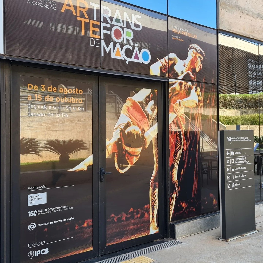 Projeto de comunicação visual da FOCO em Brasília
