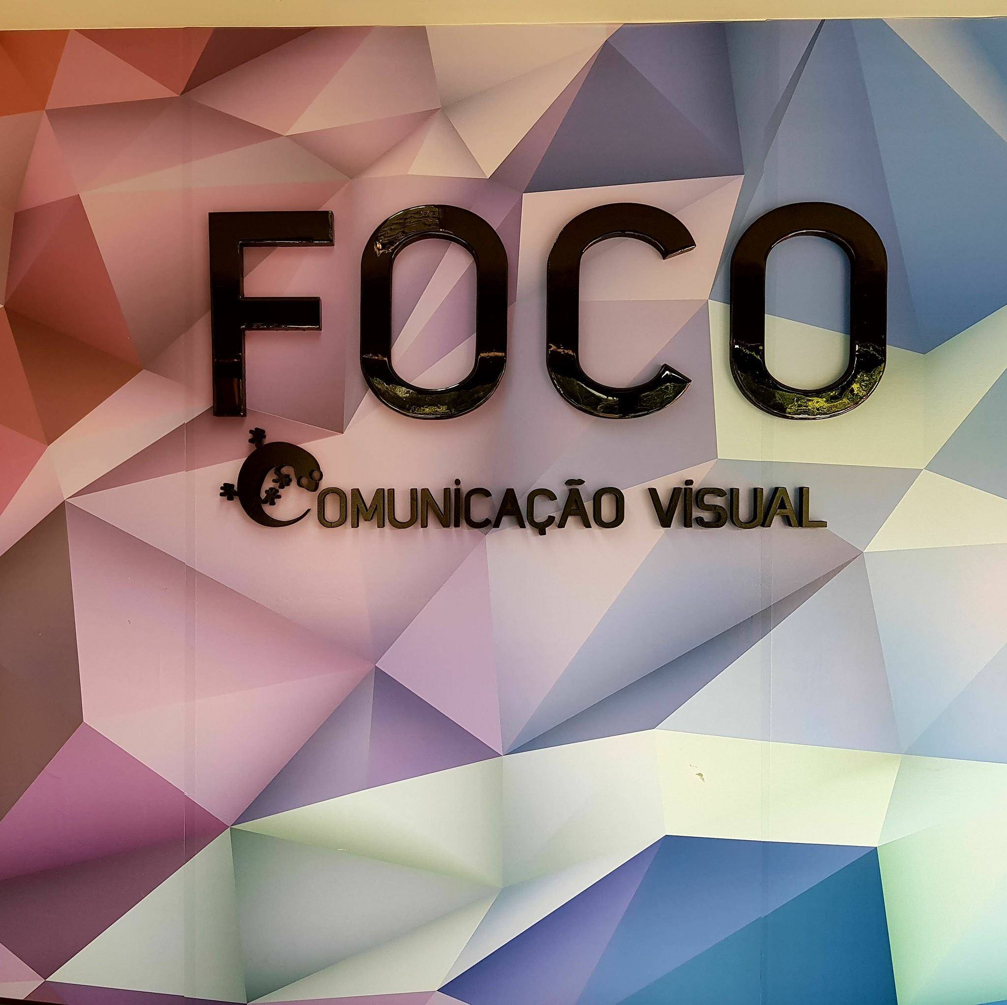 Projeto de comunicação visual da FOCO em Brasília